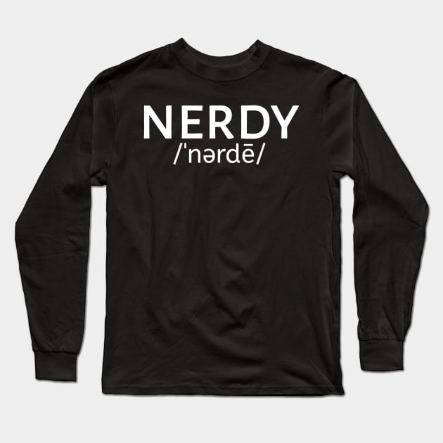 Nerdy Long Sleeve T-Shirt by radeckari25